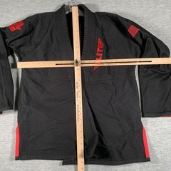Elite Sports Womens BJJ Gi Jacket Top F1 XS Black Red Jiu Jitsu Kimono Uniform