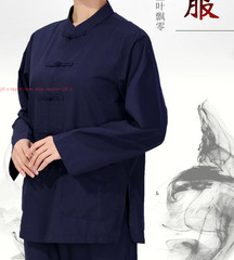 Women Men’s Shaolin Buddhist Monk Meditation Kung Fu Uniform Tai Chi cotton Suit