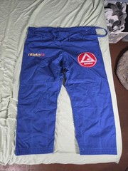 Gracie Barra Blue GB Equipe Edition Jiu Jitsu Atleta Pants Only Adult Size 4 A4
