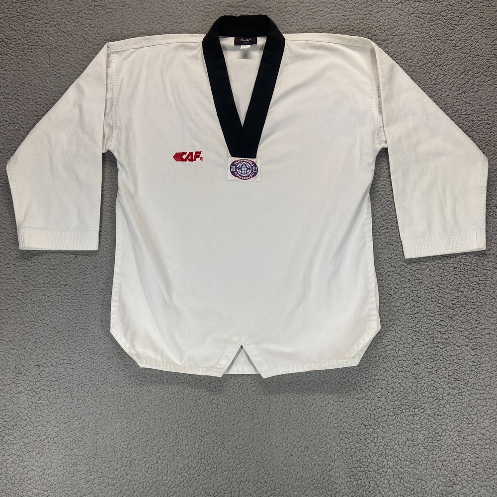 CAF Taekwondo Uniform Gi Size 2 White Pullover Martial Arts