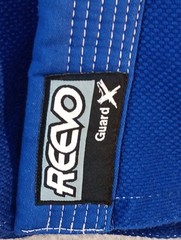 Reevo X Ultra Light Top Jacket Adult’s Size A1 Blue Brazillian Jiu Jitsu GUC