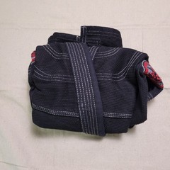 BreakPoint Jiu Jitsu Gi Kids Size K3 Black Coat Jacket BJJ Judo Martial Arts MMA