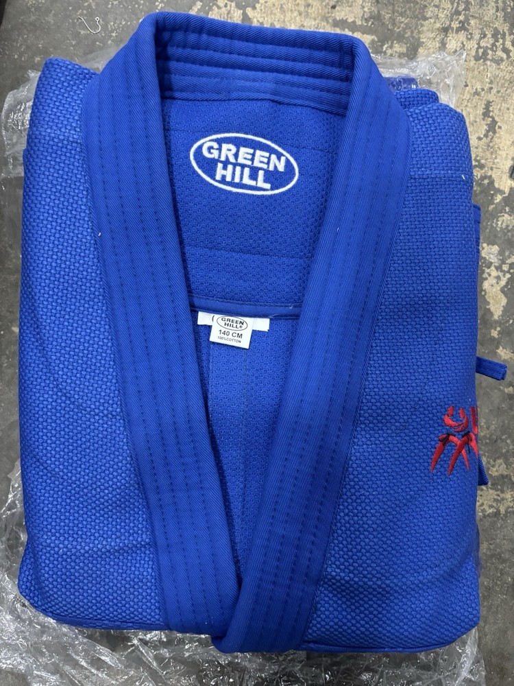 GREEN HILL JUDO SUIT „PROFESSIONAL” IJF APPROVED (BLUE) 150cm