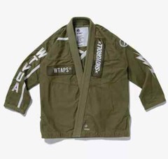 Shoyoroll Olive Green Batch 113 WTAPS Athlete Jiu Jitsu Kimon Uniform With Bag