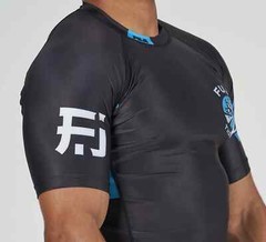 Fuji Bushido the Way Flex Lite MMA BJJ Jiu Jitsu ShortSleeve SS Rash Rashguard