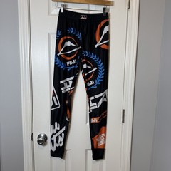 XTR EXTREME V1 GRAPPLING SPATS BLACK BJJ MMA FUJI Size Medium