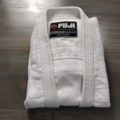 FUJI Gi White Martial Arts Kimono Top Size 3 Jiu Jitsu MMA Karate No Belt