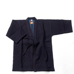 indigo dyed navy blue double layer Japanese Kendo gi Kendogi 100% Cotton