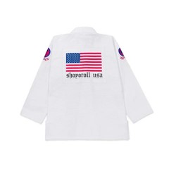 Shoyoroll Batch 151 Americana BJJ Gi White Jiu Jitsu Kimono 450 GSM With Bag