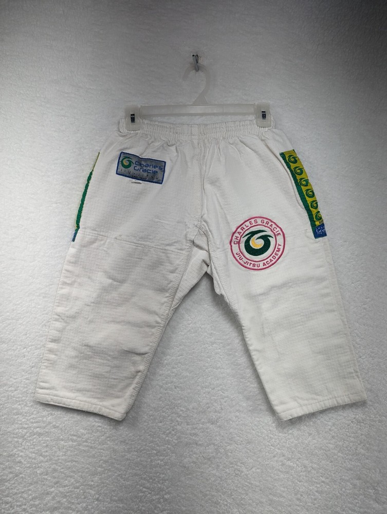 Gracie Jiu Jitsu Pants Youth M00 White