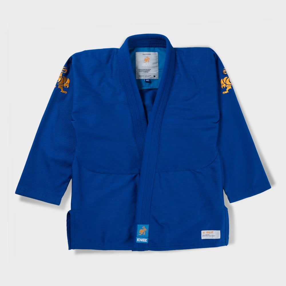 KINGZ x IBJJF Official Gi Blue 450 GSM BJJ Gi | Competition Legal Kimono