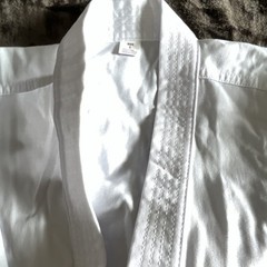 White Martial Arts Uniform Gi Set Karate Tae Kwon Do kid Unisex Size 1