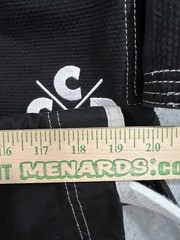 CRNR Combat Gear Gi Fightwear Size A0Jacket & Pants Black Ju Jitsu Bottom