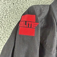 Elite Sports BJJ Gi Jacket Youth Kid Size C2 4’6″ – 4’9″ 80-95 lbs Pull On Black