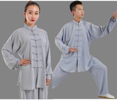 Cotton Silk Martial Arts Wushu Tai Chi Yoga Sets Wing Chun Kung Fu Suit Uniform