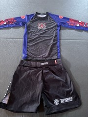 Tatami Jiu Jitsu Rashguard and Shorts Set BJJ Large / xL. MMA Training
