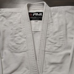 FUJI Gi White Martial Arts Kimono Top Size 3 Jiu Jitsu MMA Karate No Belt