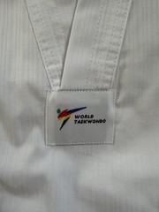 Adidas World Taekwondo Dobok Jacket Top Mens Sz 180 White ADI-Start New w Tags
