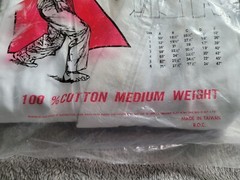 Rare Vintage 1985 Asian World Of Martial Arts AWMA Gi Karate Set Size 6 (XL)