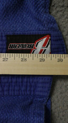 Revgear Jiu-Jitsu Gi Jacket Unisex A2 Blue Cotton Flags Open Front Long Sleeve