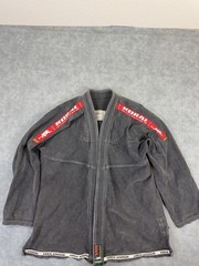 Koral BJJ Gi Jacket Kimono Top A2 Medium Gray Mens Adult Jiu Jitsu Training