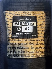Gold Valiant GI Size A2 Black Jiu-Jitsu Adult Mens Martial Arts Uniform