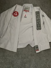 GRACIE BARRA Equipe GB STORM Jiu Jitsu For Everyone Gi White Adult Size A1