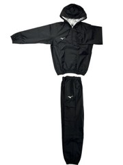 Mizuno Boxing Sauna suits Weight loss wear top and bottom set Black White logo