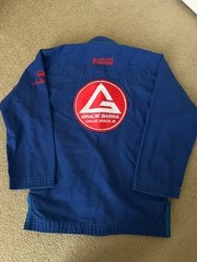 GRACIE BARRA Jiu Jitsu Equipe GB Ripstop GI BLUE Kids Unisex Size Y5