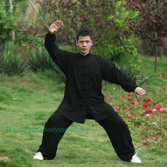 Men’s Cotton Kung Fu Tai Chi Uniform Martial Arts Wushu Taiji Wing Chun Suit New
