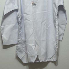 NWT Adidas White Striped World Taekwondo Martial Arts Uniform Coat Mens Size 200