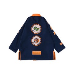Albino and Preto Batch A&P x NESM Navy Blue BJJ Gi jiu-jitsu Kimono With Bags