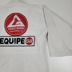 Gracie Barra Equipe Storm GB Gi Youth M5 Brazilian Jiu Jitsu Kimono No Belt