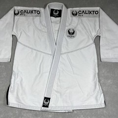 CALIXTO BJJ Brazilian Jiu-Jitsu Gi TOP ONLY Size A3 White/ Black
