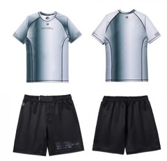 Shoyoroll Comp Standard 24.3 Rosa Rash Guard SS & Shorts Bjj No Gi Uniform