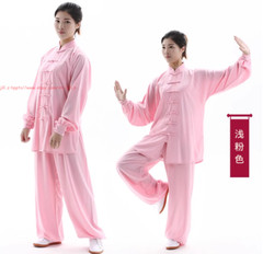 Unisex Tai Chi Uniform Cotton Chinese Kung Fu Wear Martial Arts Wing Chun Suit