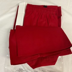 Century Martial Arts Karate Uniform Kids Size 2 Red With White Belt And Pants