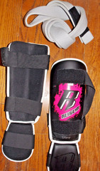 Fuji Kids Black Jiu Jitsu Judo Gi Martial Arts Uniform+ Belt + shin guards szCO