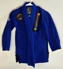 Gameness Blue Jiu Jitsu Gi Top Size 1 “Inferno Jiu Jitsu”
