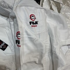 New Fuji Sports Mens Brazilian Jiu Jitsu Gi Jiu-Jitsu BJJ White 7000- C2