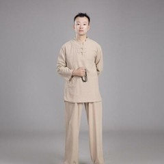 Chinese Adults Unisex Tai Chi Uniforms Kung Fu Clothing YOGA Fitness Zen Clothes