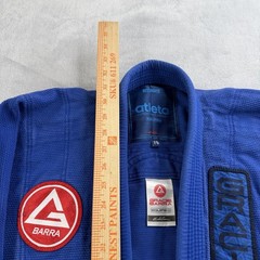 Gracie Barra Atleta Kimono F6 Blue Jacket Jiu jitsu MMA Judo Gi Set Cotton