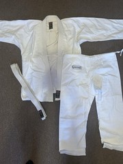 Proforce Gladiator Gi #3 White New Top Bottom And White Belt