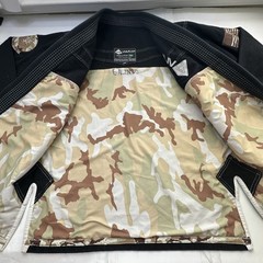 VULKAN Jiu Jitsu GI Pro Light Top FightWear Jacket Black Sz- A2 #2078