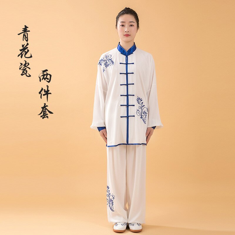 Women Soft High Quality Tai Chi Suit Lady Kung Fu Wushu Martial Arts Uniform Per