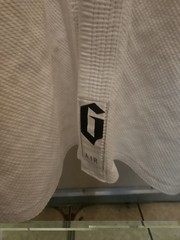 Gameness Air Gi Jacket Mens L A5 White Brazilian Jiu Jitsu Top MMA