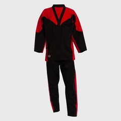 ProForce Demo Team II Karate Uniform Medium Weight Size 3 Red/Black 5’6″ – 5’8″