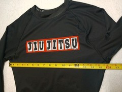 SBMT Retro Jiu Jitsu Long Sleeve Rashguard – Black Red White – Women’s Medium