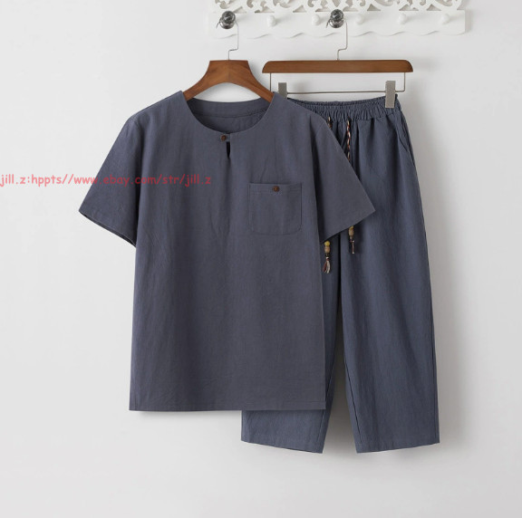 Men’s Chinese Suit Kung Fu Tai Chi Martial Arts Uniforms Casual Wing Chun Suits