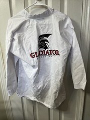 MARTIAL ARTS GROUP WHITE GI GLADIATOR TAEKWONDO APPROVED MAG KID SIZE 2 UNIFORM